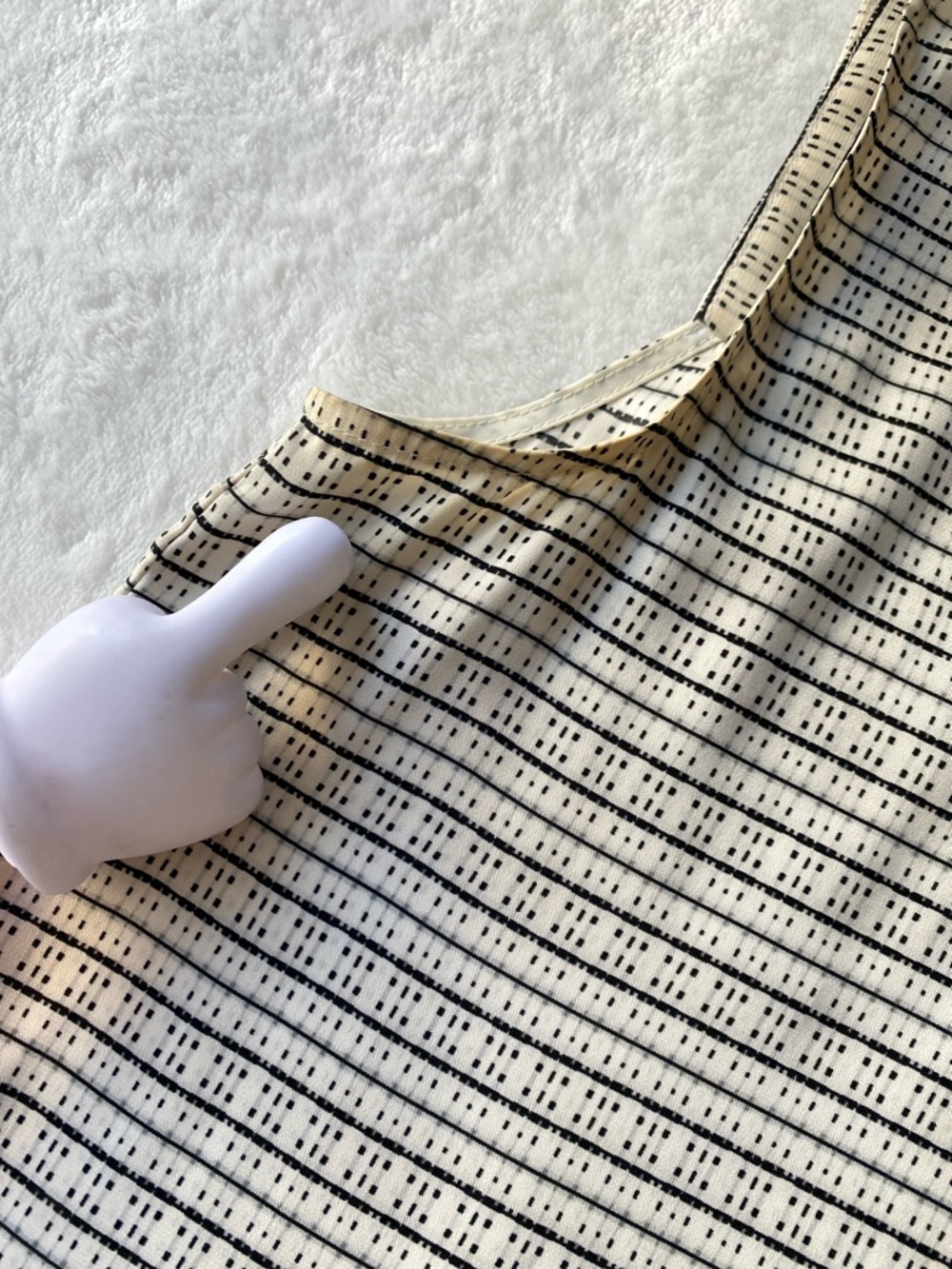 M.M.LaFleur "The Lagarde" Top - Morse Code Print Size Small - Picture 9 of 10